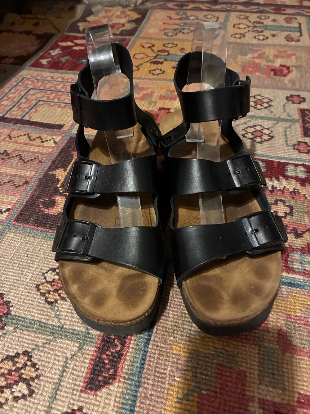 Papillio (Birkenstock) Linnea in Black sz 39. (8-8.5)